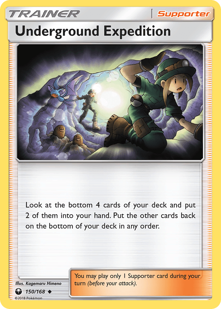 Underground Expedition — SM - Celestial Storm Pokémon TCG card by Kagemaru Himeno