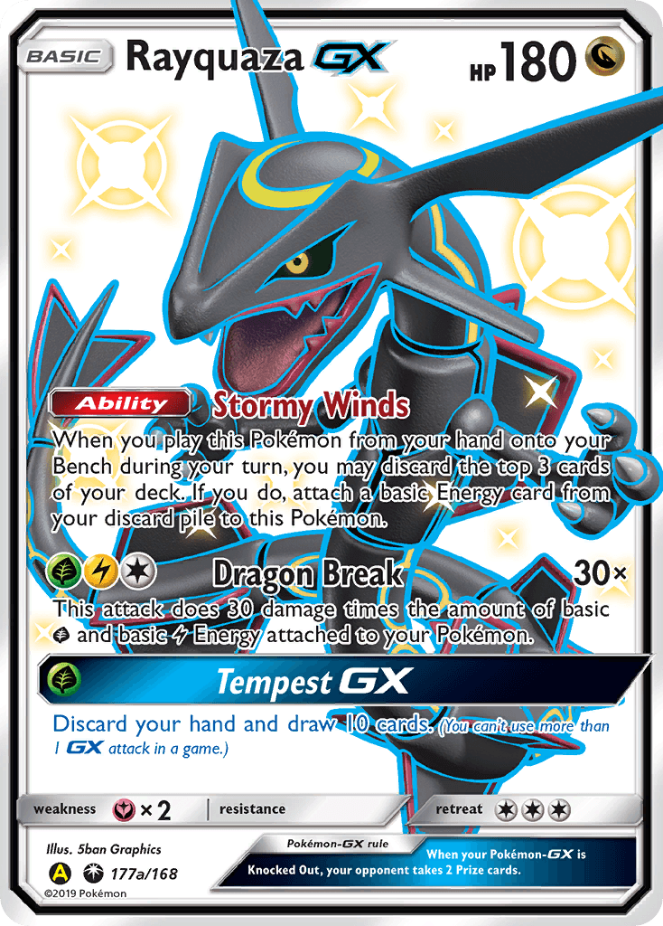 Rayquaza-GX — Pokémon TCG card