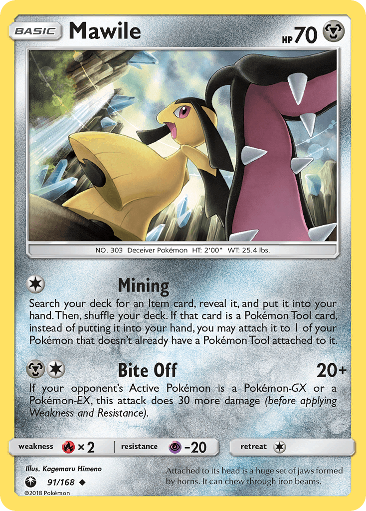 Mawile — SM - Celestial Storm Pokémon TCG card by Kagemaru Himeno