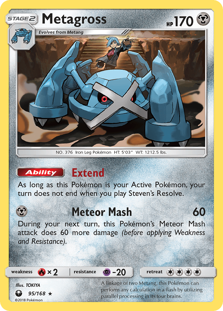 Metagross — SM - Celestial Storm Pokémon TCG card by TOKIYA