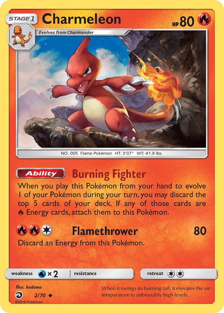 Charmeleon — Trading Card Game Classic Pokémon TCG card by kodama