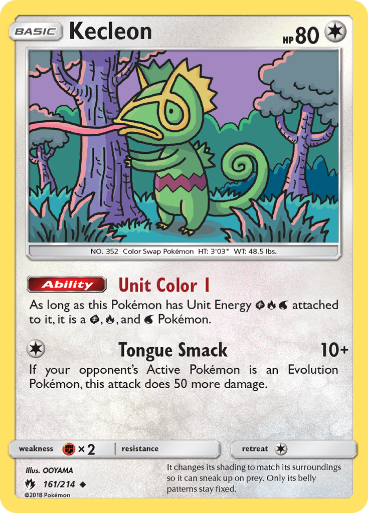 Kecleon — SM - Lost Thunder Pokémon TCG card by OOYAMA