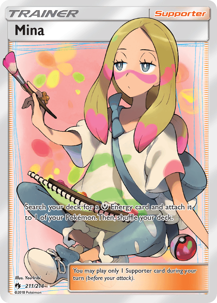 Mina — SM - Lost Thunder Pokémon TCG card by You Iribi