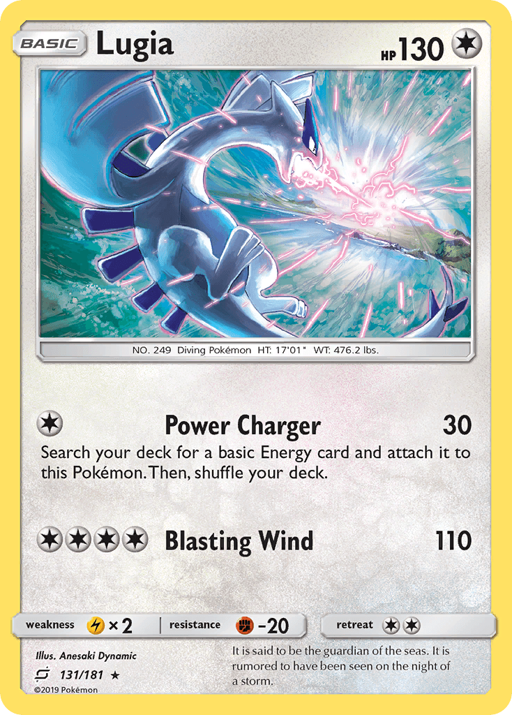 Lugia — SM - Team Up Pokémon TCG card by Anesaki Dynamic