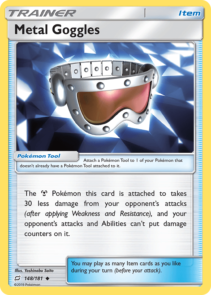 Metal Goggles — SM - Team Up Pokémon TCG card by Yoshinobu Saito