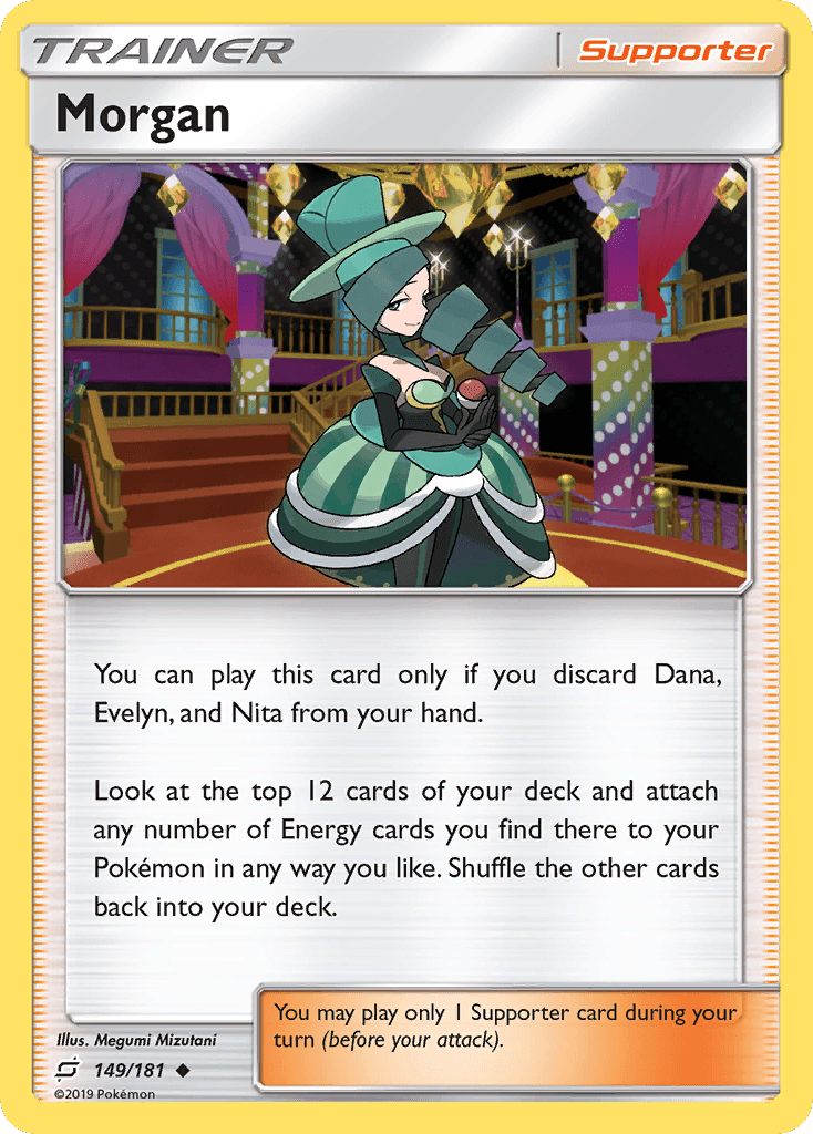 Morgan — SM - Team Up Pokémon TCG card by Megumi Mizutani