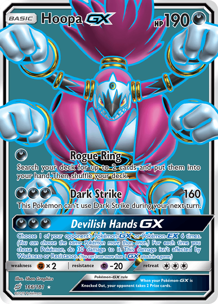 Hoopa-GX — SM - Team Up Pokémon TCG card by 5ban Graphics