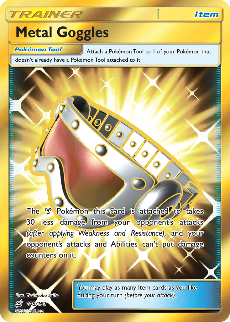 Metal Goggles — SM - Team Up Pokémon TCG card by Yoshinobu Saito