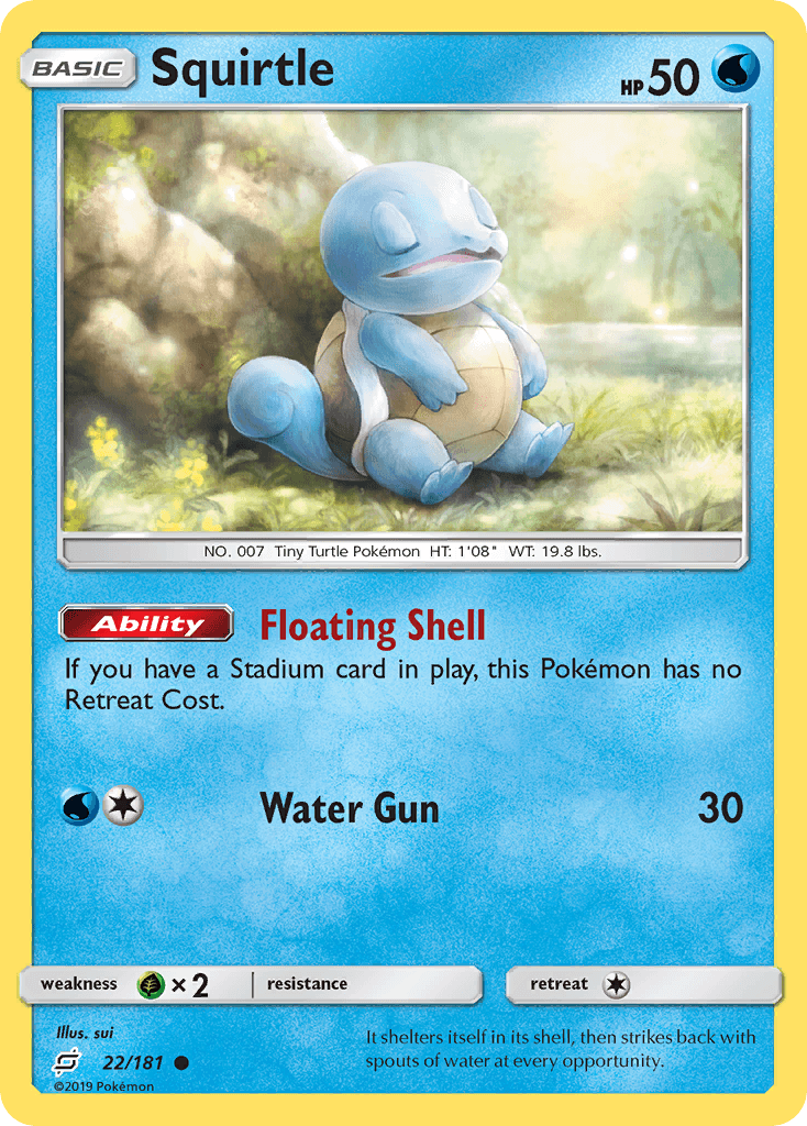 Squirtle (22) — SM - Team Up
