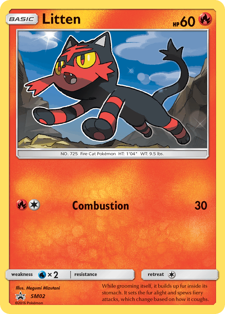 Litten — Pokémon TCG card