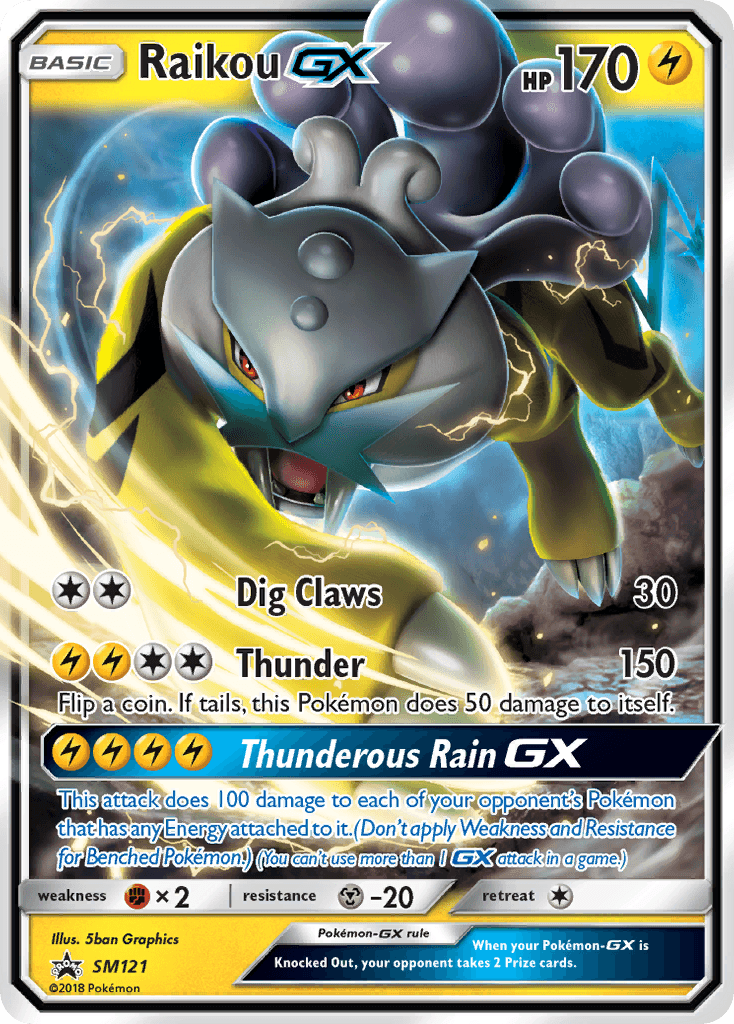 Raikou-GX — SM Black Star Promos