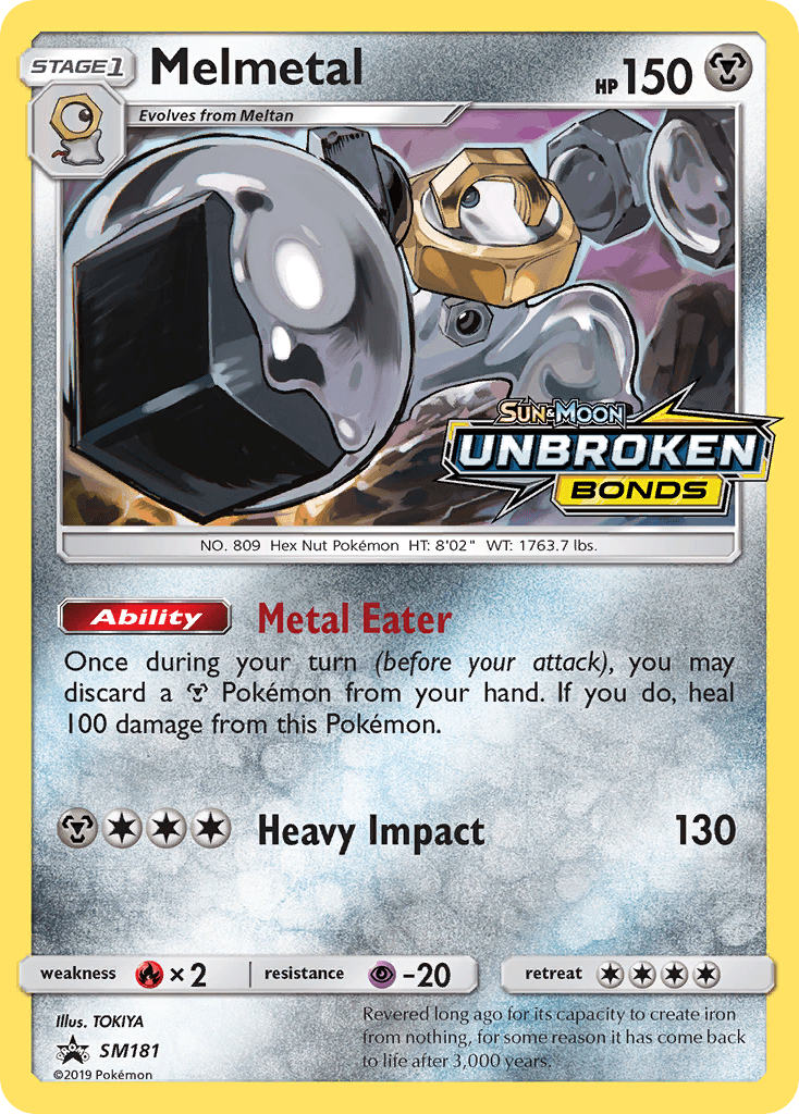 Melmetal — SM Black Star Promos Pokémon TCG card by TOKIYA