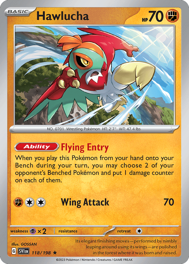 Hawlucha — Deck Exclusives Pokémon TCG card by GOSSAN