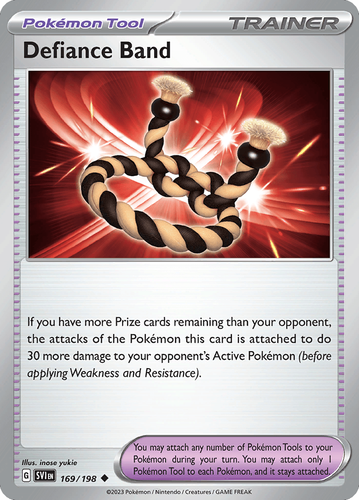 Defiance Band — Prize Pack Series Cards Pokémon TCG card by inose yukie