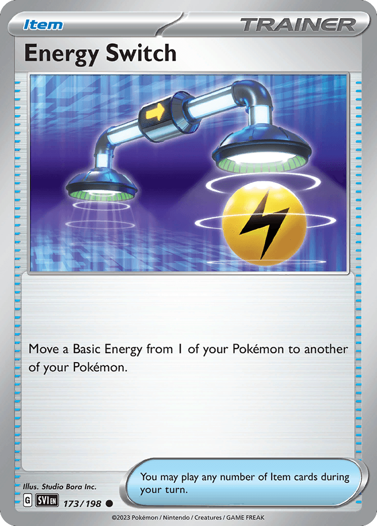 Energy Switch — SV01: Scarlet & Violet Base Set Pokémon TCG card by Studio Bora Inc.