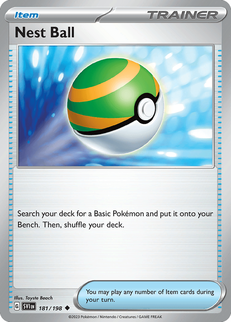 Nest Ball — Prize Pack Series Cards Pokémon TCG card by Toyste Beach