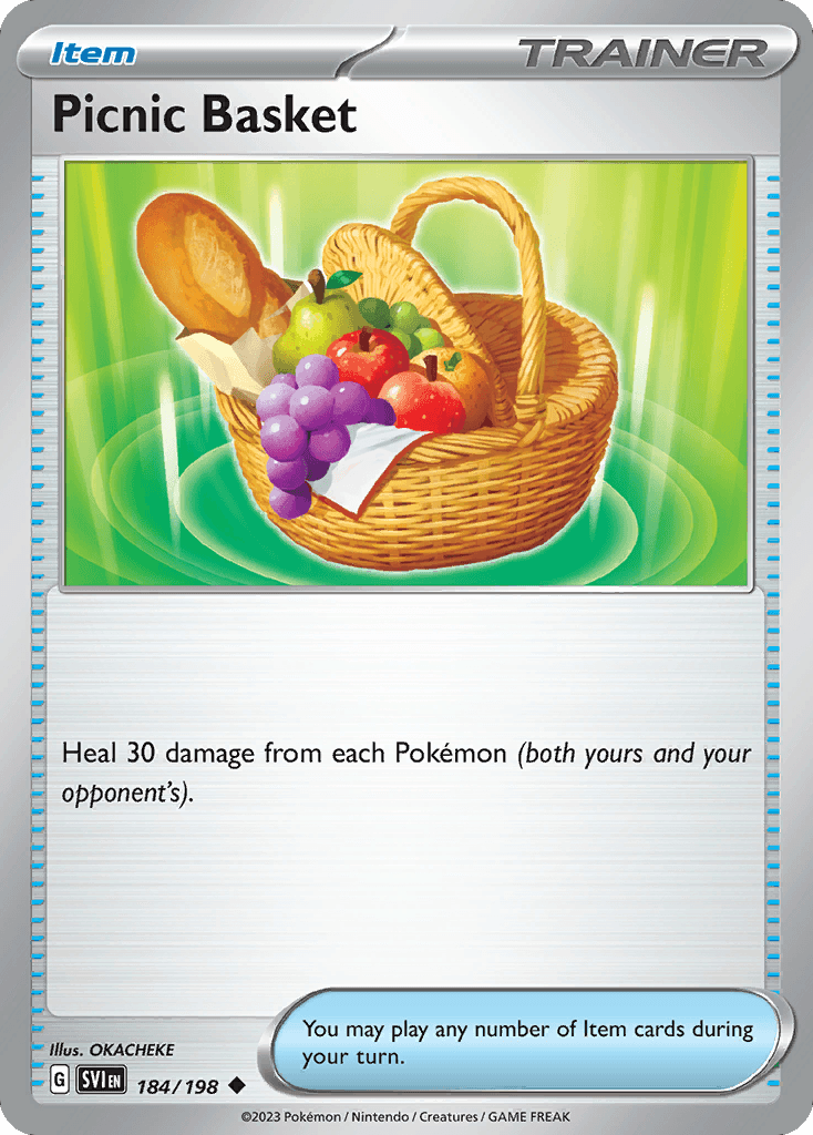 Picnic Basket — SV01: Scarlet & Violet Base Set Pokémon TCG card by OKACHEKE
