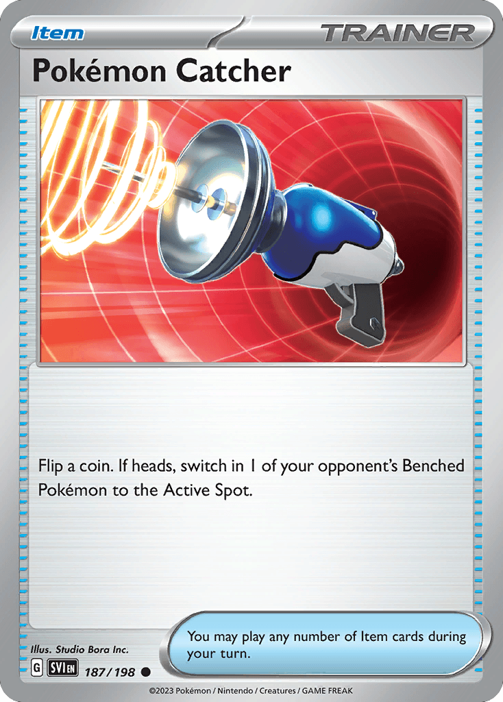 Pokemon Catcher — SV01: Scarlet & Violet Base Set Pokémon TCG card by Studio Bora Inc.