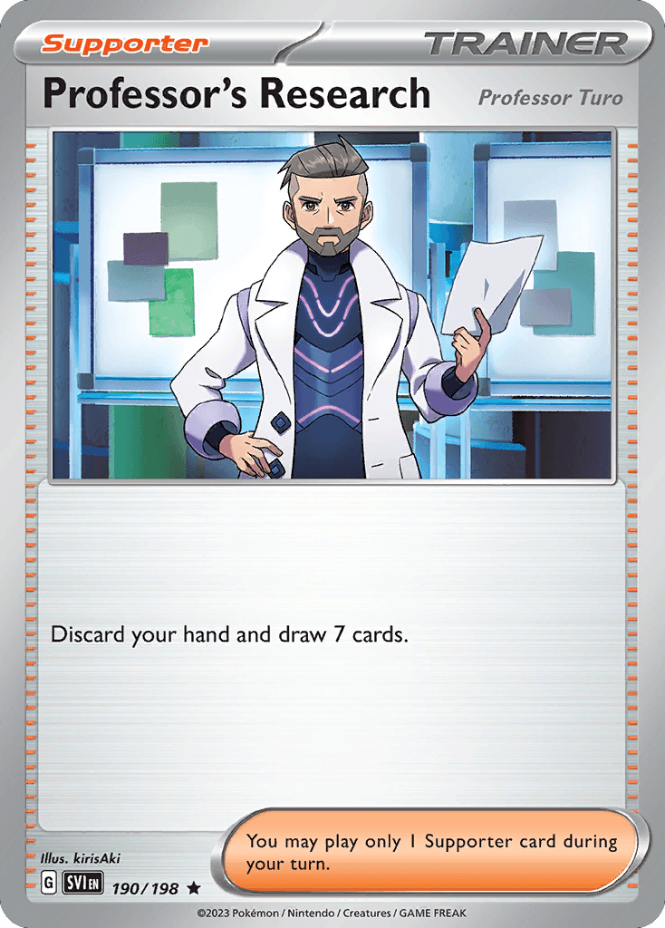 Professor's Research - 190/198 — Deck Exclusives Pokémon TCG card by kirisAki