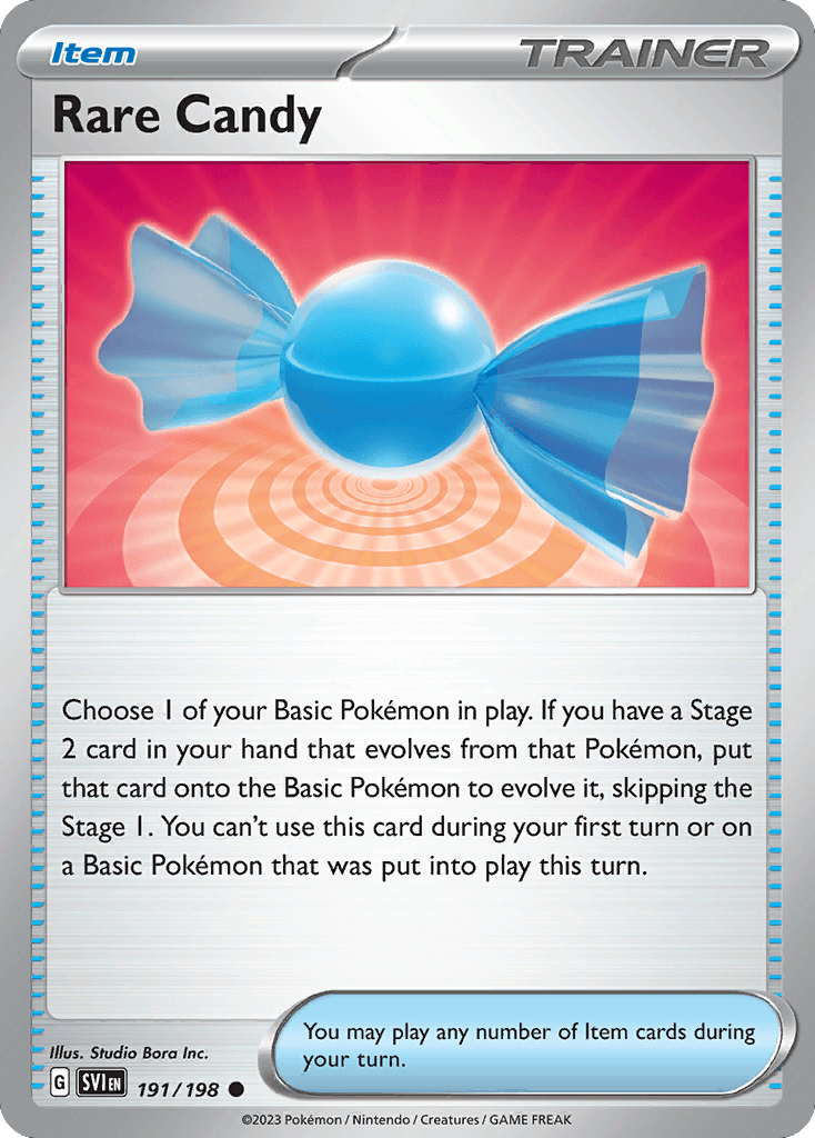 Rare Candy - 191/198 — Prize Pack Series Cards Pokémon TCG card by Studio Bora Inc.