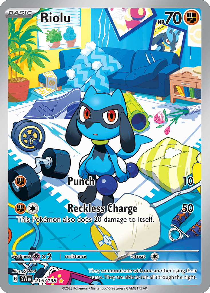 Riolu - 215/198 — Pokémon TCG card