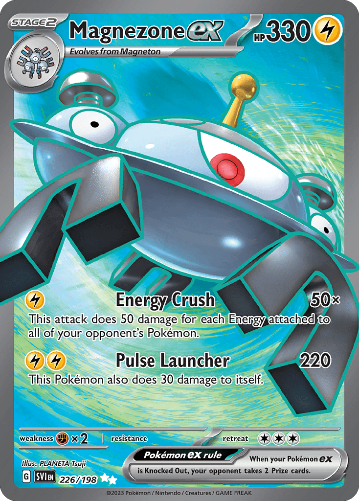 Magnezone ex - 226/198 — SV01: Scarlet & Violet Base Set Pokémon TCG card by PLANETA Tsuji