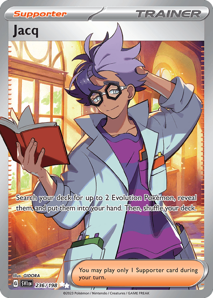 Jacq - 236/198 — SV01: Scarlet & Violet Base Set Pokémon TCG card by GIDORA