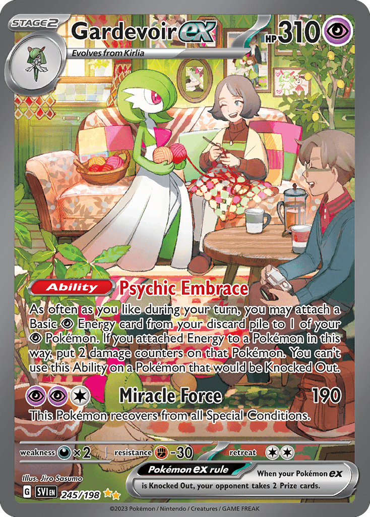 Gardevoir ex - 245/198 — Pokémon TCG card