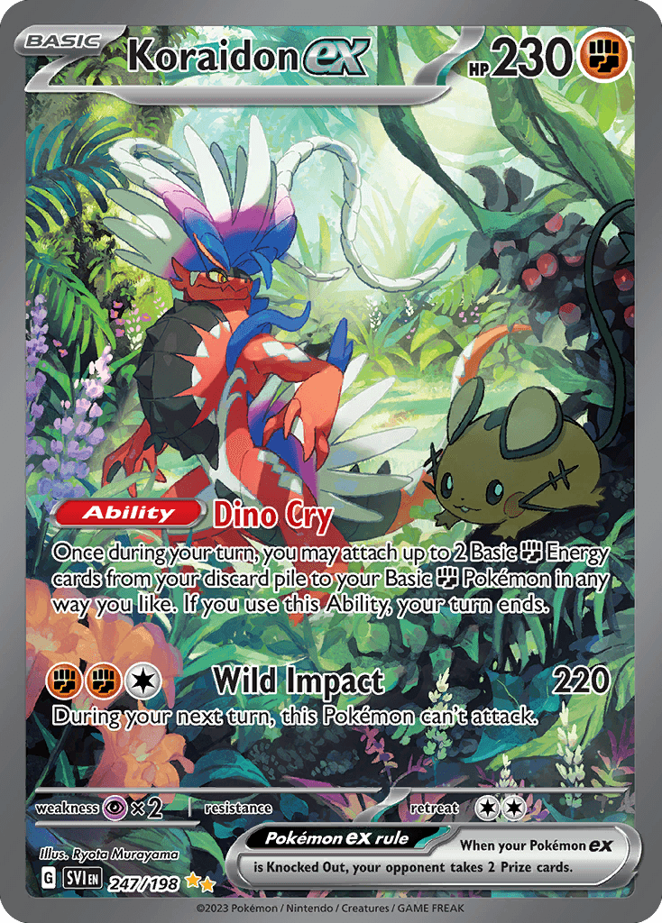 Koraidon ex - 247/198 — SV01: Scarlet & Violet Base Set Pokémon TCG card by Ryota Murayama