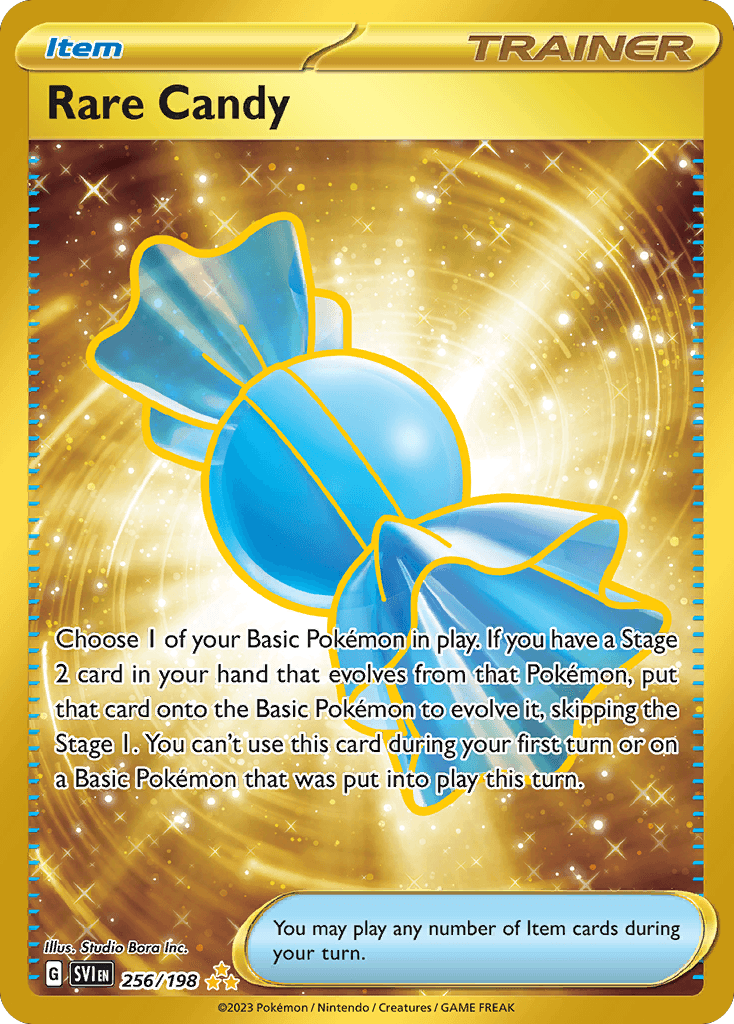 Rare Candy - 256/198 — SV01: Scarlet & Violet Base Set Pokémon TCG card by Studio Bora Inc.