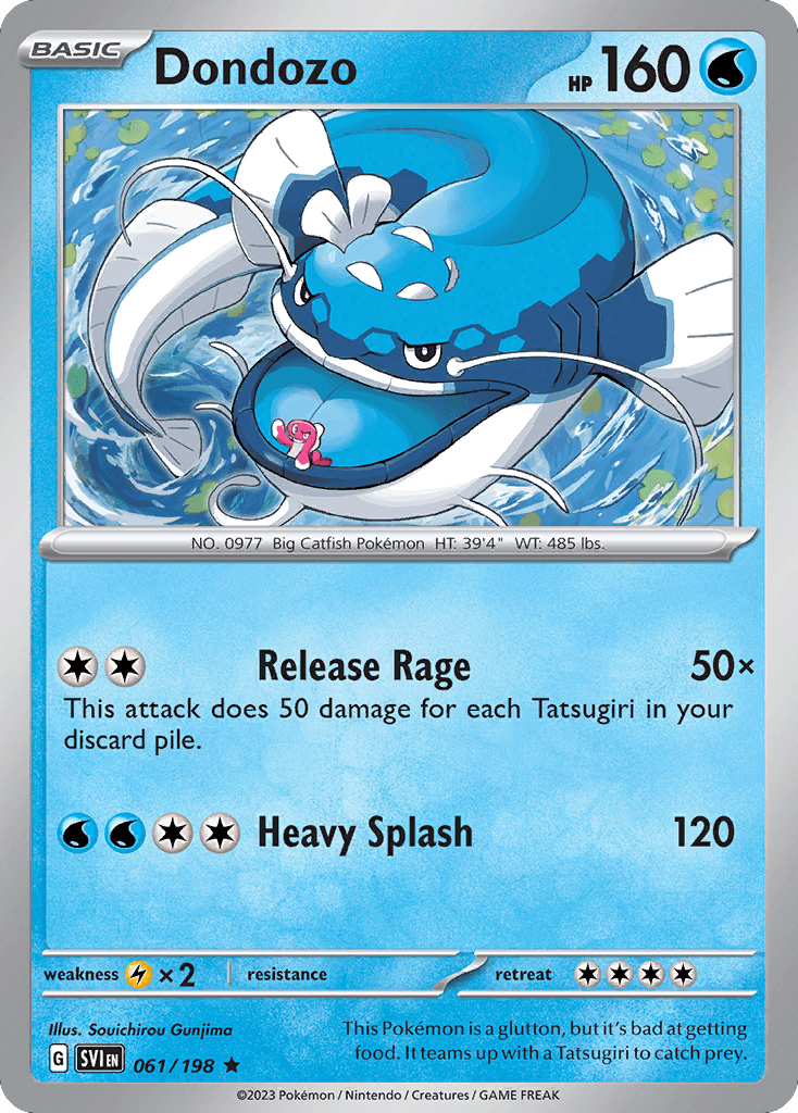 Dondozo — Prize Pack Series Cards Pokémon TCG card by Souichirou Gunjima