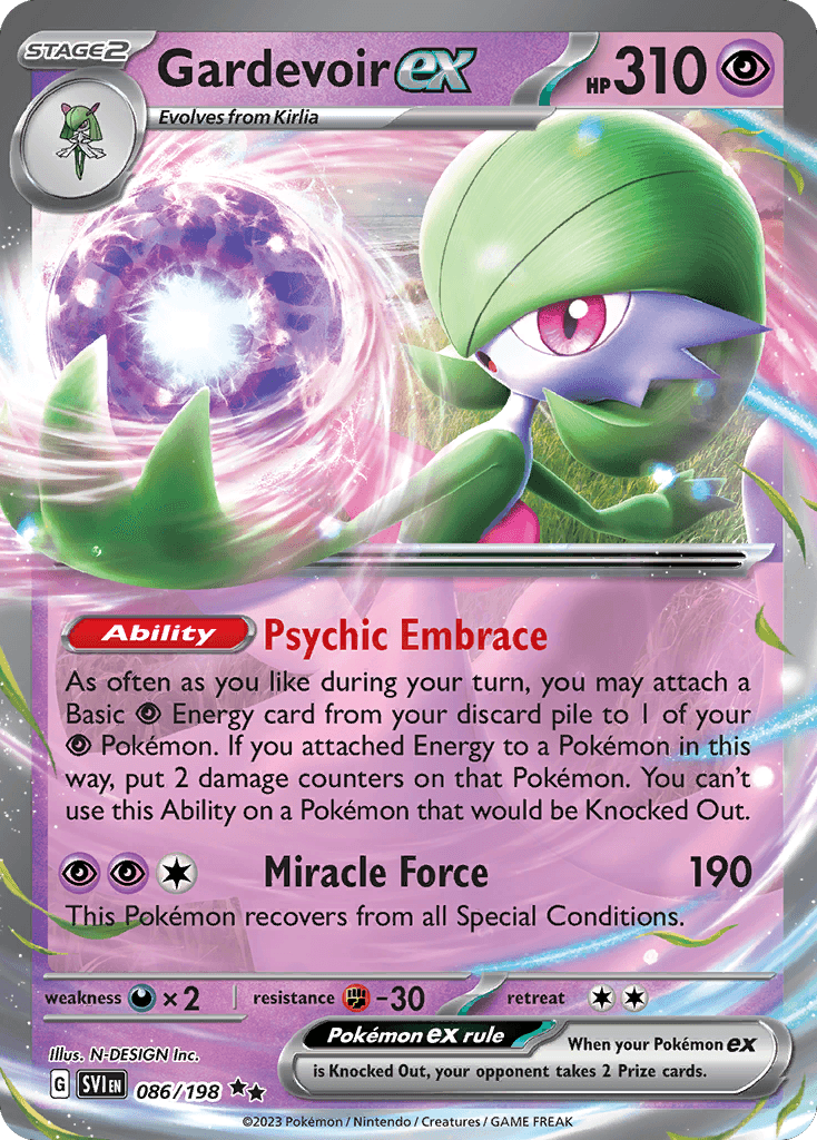 Gardevoir ex — Prize Pack Series Cards Pokémon TCG card by N-DESIGN Inc.