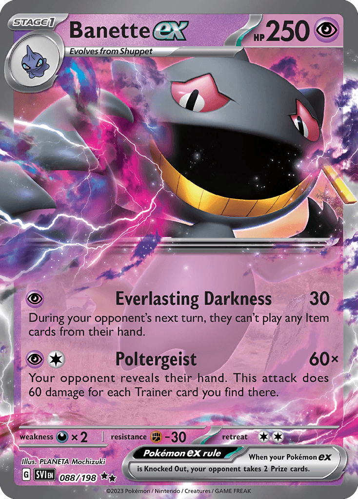 Banette ex — Prize Pack Series Cards