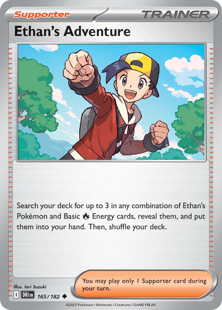 Ethan's Adventure — Prize Pack Series Cards Pokémon TCG card by Iori Suzuki