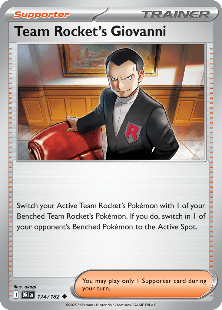Team Rocket's Giovanni — League & Championship Cards