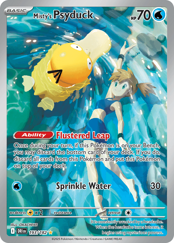 Misty's Psyduck - 193/182 — Pokémon TCG card