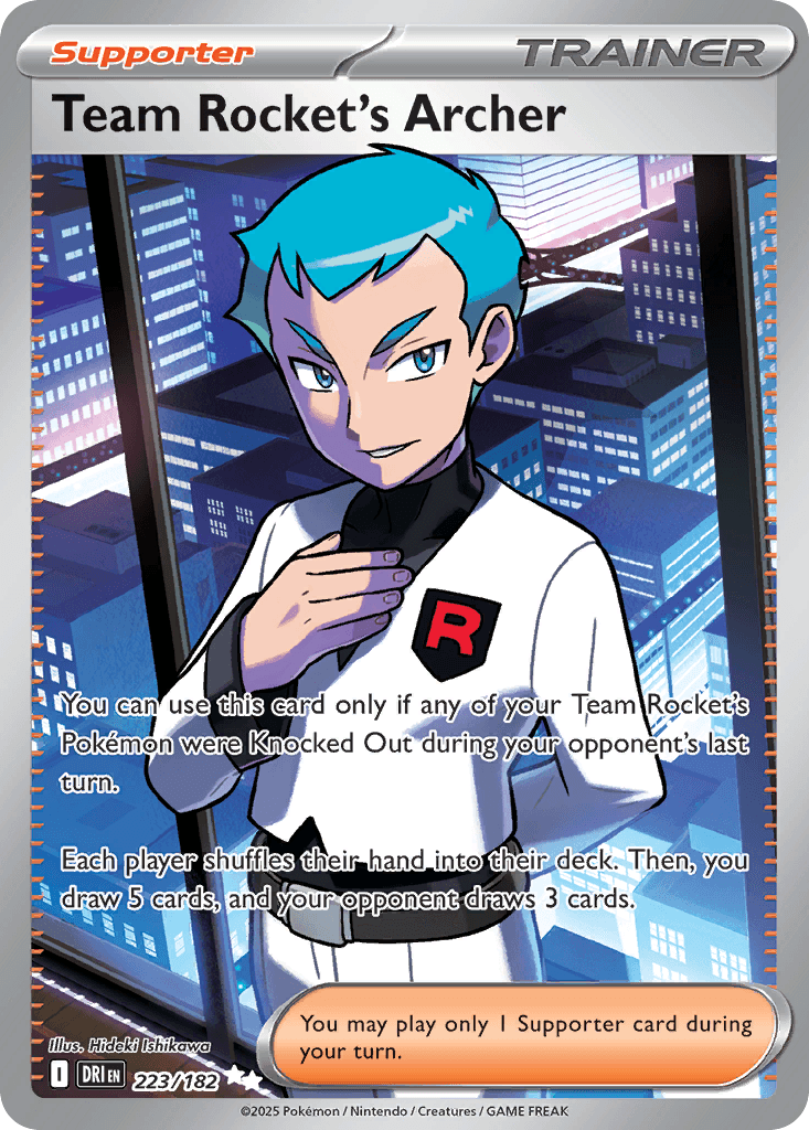 Team Rocket's Archer - 223/182 — SV10: Destined Rivals
