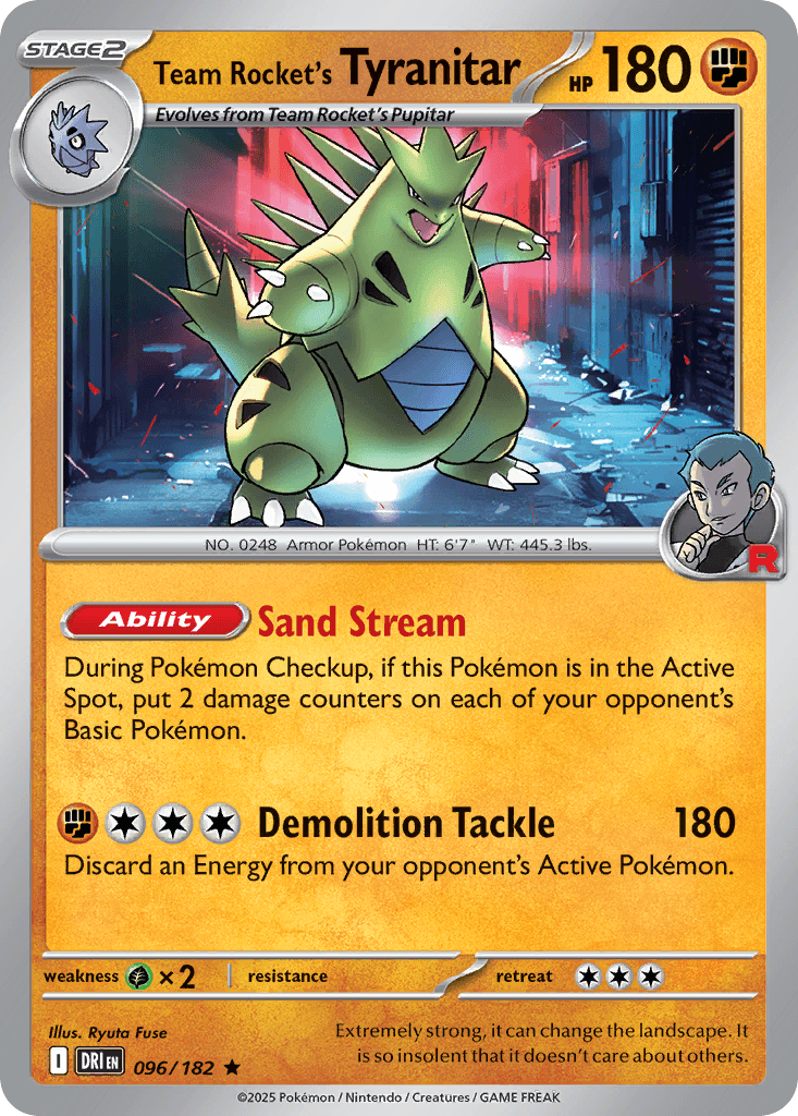 Team Rocket's Tyranitar (Prerelease) [Staff] — Miscellaneous Cards & Products