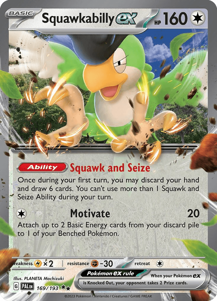 Squawkabilly ex — Prize Pack Series Cards