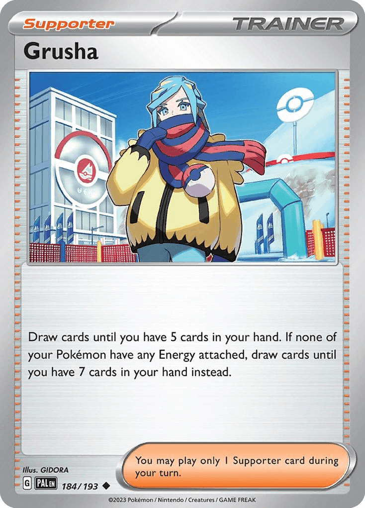Grusha - 184/193 — SV02: Paldea Evolved Pokémon TCG card by GIDORA