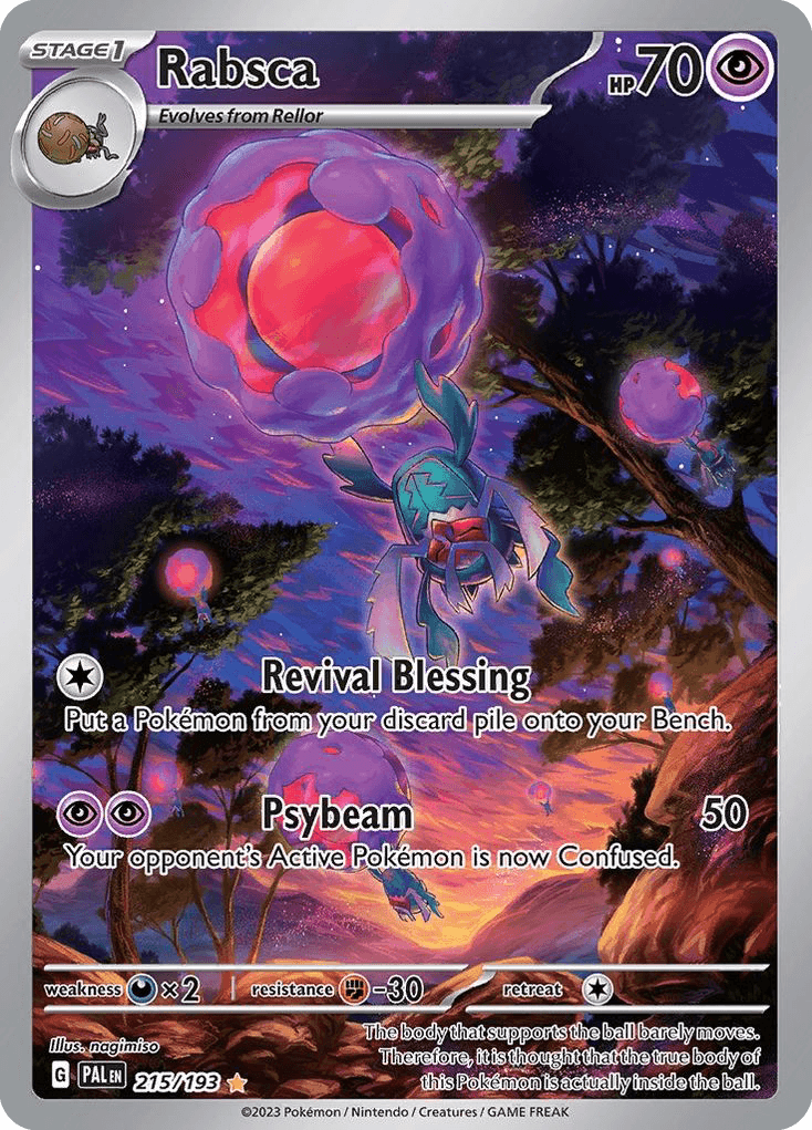 Rabsca - 215/193 — SV02: Paldea Evolved Pokémon TCG card by nagimiso