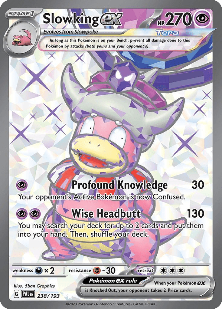 Slowking ex - 238/193 — SV02: Paldea Evolved Pokémon TCG card by 5ban Graphics