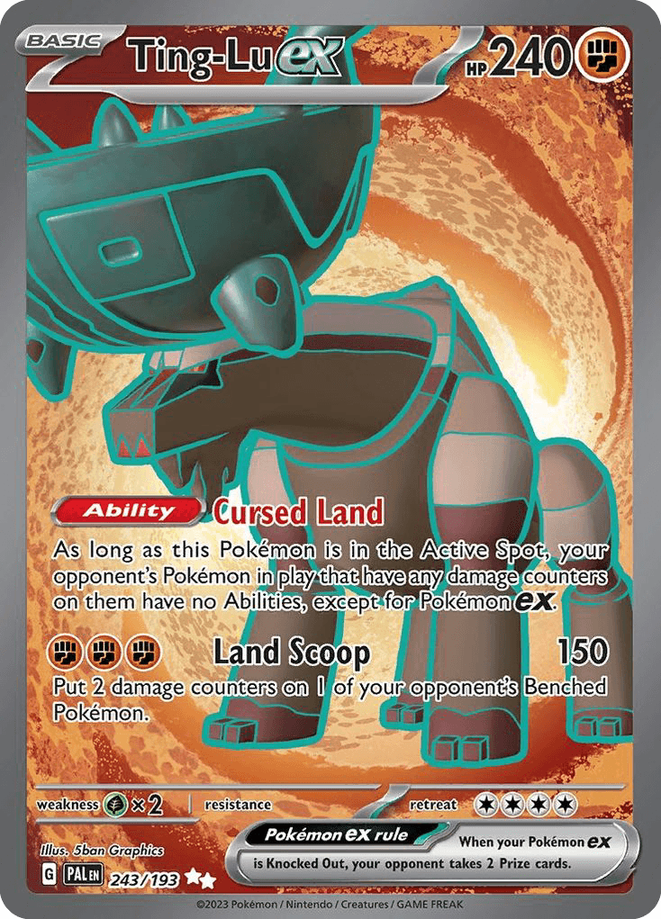 Ting-Lu ex - 243/193 — SV02: Paldea Evolved Pokémon TCG card by 5ban Graphics