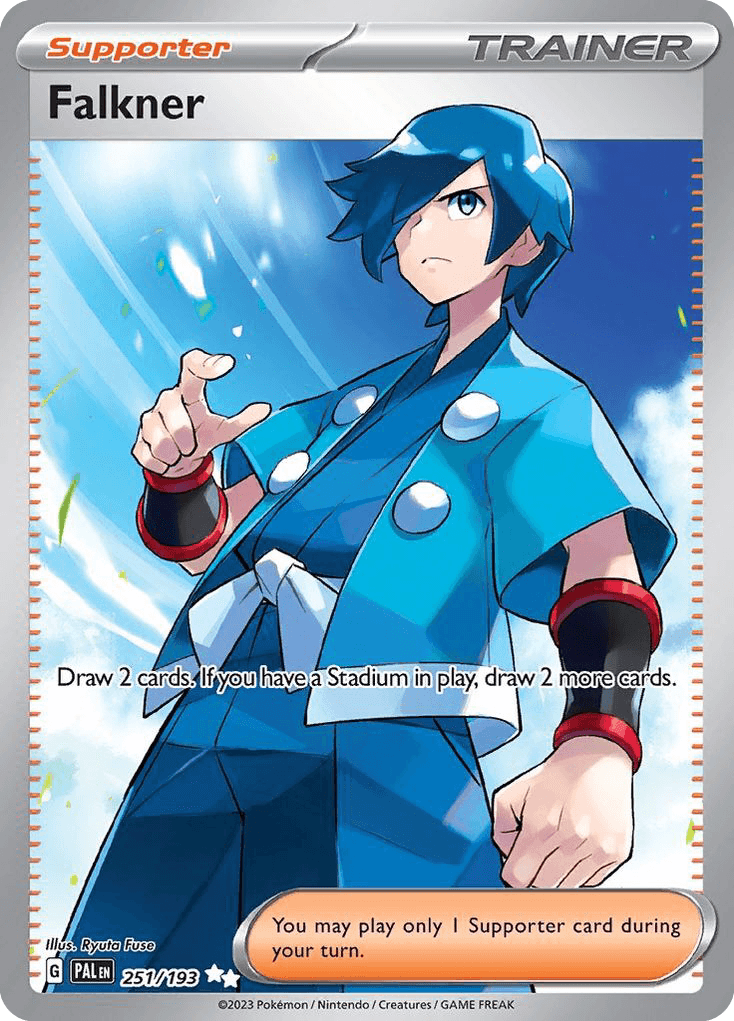 Falkner - 251/193 — SV02: Paldea Evolved Pokémon TCG card by Ryuta Fuse