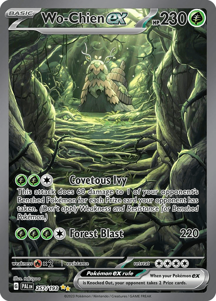 Wo-Chien ex - 257/193 — SV02: Paldea Evolved Pokémon TCG card by takuyoa
