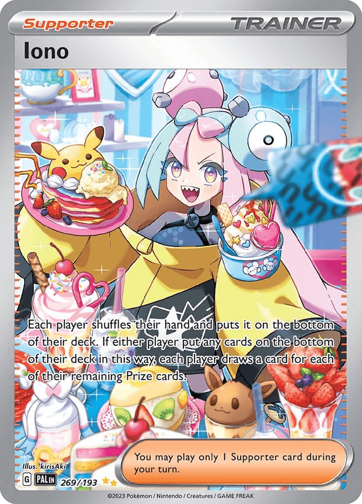 Iono - 269/193 — Pokémon TCG card