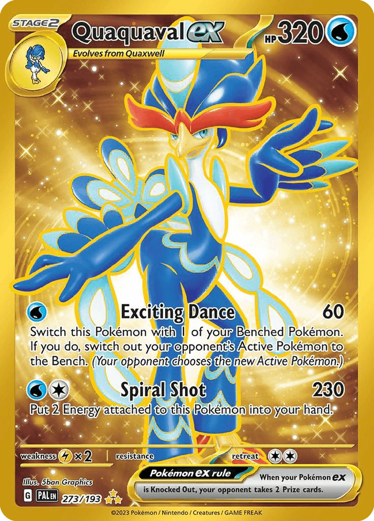 Quaquaval ex - 273/193 — SV02: Paldea Evolved Pokémon TCG card by 5ban Graphics