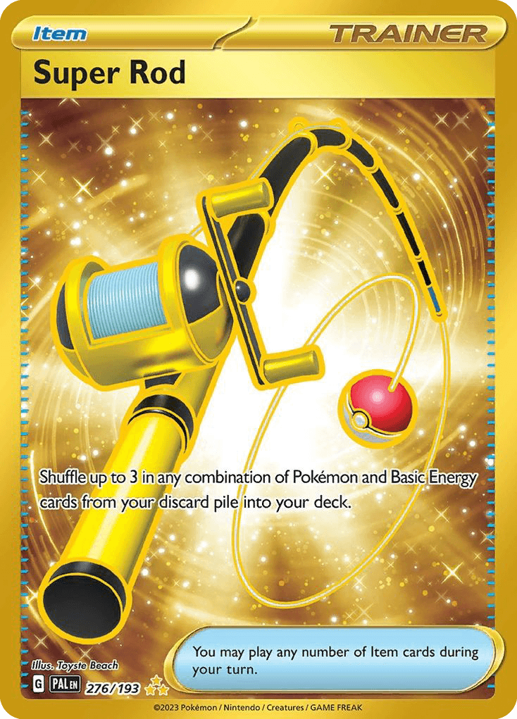 Super Rod - 276/193 — SV02: Paldea Evolved Pokémon TCG card by Toyste Beach