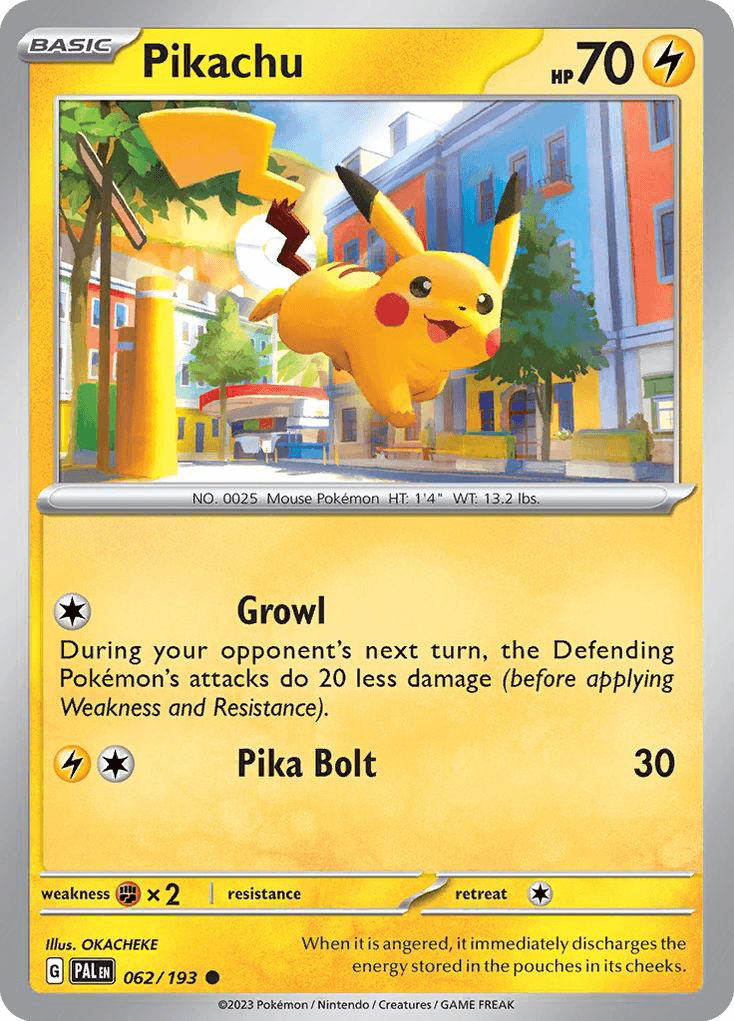Pikachu (Rain City Showcase) — Pokémon TCG card