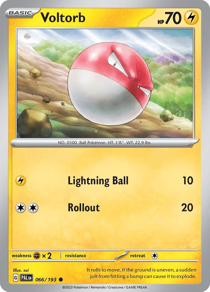 Voltorb - 066/193 — Professor Program Promos